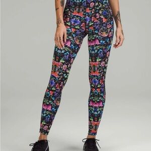 Women’s size 0 Lululemon Swift Speed High Rise Tight Flowerscope 28”